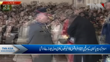 Islamabad- President Arif Alvi conferred civilian and military awards on various Pakistani individuals with remarkable services in different fields