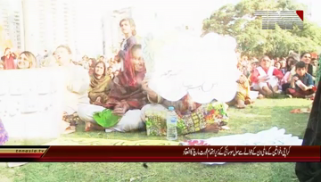 Karachi- Civil Society Organizes Woman rally on World Womens Day