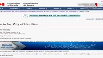 City of Hamilton warns of potential flooding on Easter long weekend