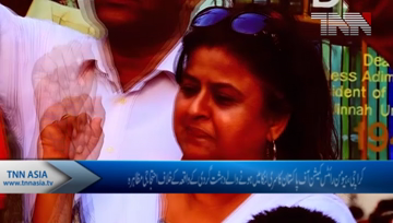 Karachi- Human Rights Commission of Pakistan organizes Protest against Sri Lanka incident 