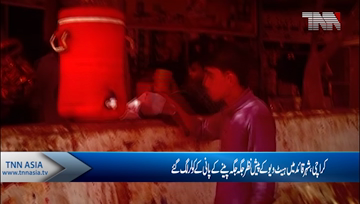 Karachi- Water Cooler on roads due to Heat Waves 