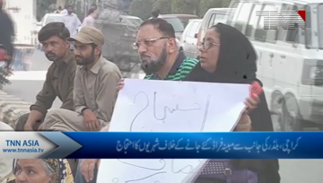 Local Citizen Protest Againts Builder