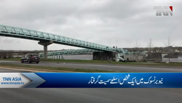 Police arrest man allegedly with a weapon in Fredericton, N.B.