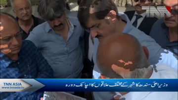 Karachi- CM Sindh Visit Different areas of Karachi
