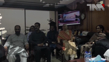 Islamabad-All Pakistan Huriyat Conference's Leaders call on Asif Zardari & Bilawal