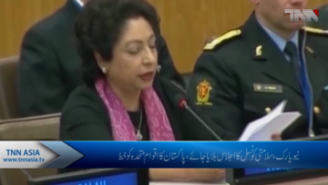 Newyork - Lodhi presents Qureshi's letter to UNSC urging meeting on occupied Kashmir