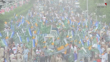 Karachi- JIP Organizes Azadi Kashmir March