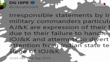 Rawalpindi- Accusations of alleged terrorist camps pretext for false flag operation DG ISPR.