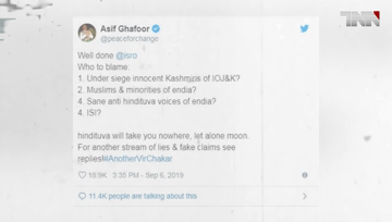 Rawalpindi-Major Gen Asif Ghafoor reaction on failure of moon mission of India