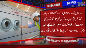 Doha- Qatari Government begins installation of air-conditioning in public places for the convenience of the people