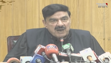 Lahore- Federal Minister Shaikh Rasheed Press Conference