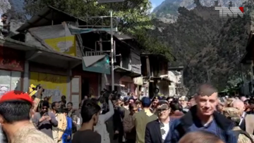 Muzaffarabad- Diplomatic corps visits LoC, India refuses rare Pakistan invite