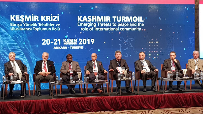 Ankara- India's threat to peace, Kashmir issue to be resolved, World Conference, Occupied Valley is on the radar of the world with hardest status, says President Azad Kashmir