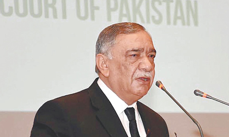 Islamabad- CJP scoffs at PM's 'taunt' over two systems