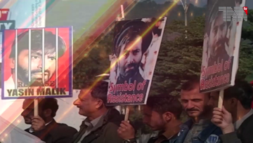 Islamabad- JKLF Protest against Indian aggression 