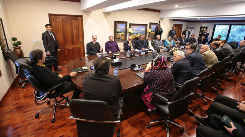 Islamabad- PTI’s core committee meeting to discuss foreign funding case, party manifesto