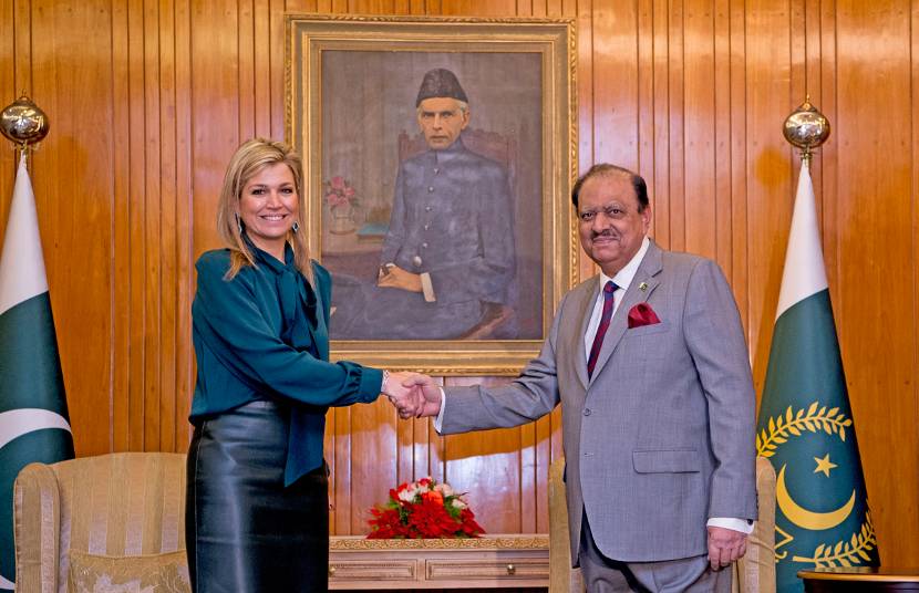Islamabad- Queen Maxima of the Netherlands arrived in Islamabad on a three-day visit in her capacity as the UNSGSA for Inclusive Finance for Development.