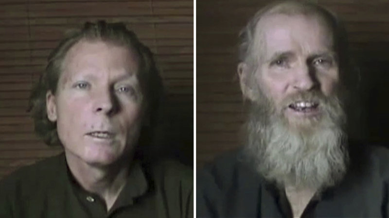 Kabul- Taliban has freed two Western teachers who it held for more than three years, in exchange for the release of 3 of the group's senior commanders who landed in Qatar