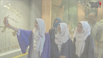 Karachi- Indian Pilot Abhinandan's mannequin at PAF museum Karachi