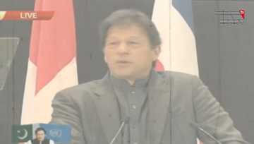 Geneva- PM Imran warns global community of impending refugee crisis in South Asia