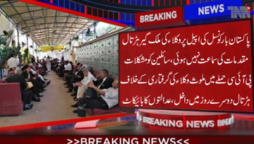 Islamabad-Nationwide Strike by lawyers on the call of Pakistan Bar Council & Action Committee,no hearing case,Silen encountered difficulties