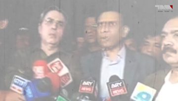 Karachi- MQM-P leaders outraged as martyrs’ monument demolished in Karachi