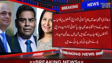 London- Fifteen Pakistani-born candidates have won their seats in the UK general election, three of which are from the Labor Party.