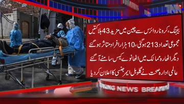 Beijing-WHO declares global coronavirus emergency death toll hits213,UN health agency based had initially downplayed threat posed by disease