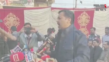 Larkana- Mustafa Kamal speaks out against division of Sindh in Larkana rally