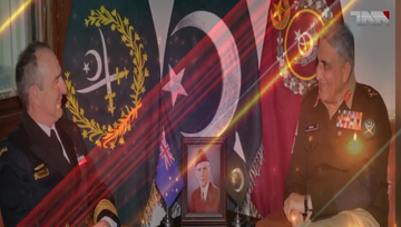 Rawalpindi- Australian Vice Admiral David Johnston meets with COAS