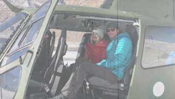Rawalpindi- Pakistan Army Aviation pilots rescue 2 foreign mountain climbers from Broad Peak, Baltoro Glacier