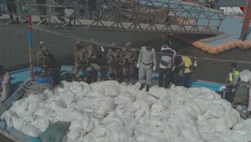 Karachi- Pak Navy distributes ration among deserving families across country