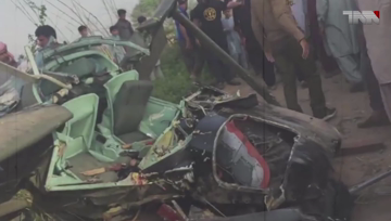 Rawalpindi- Pakistan Army jet crashes during routine mission near Gujrat; 2 pilots martyred 