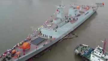 Karachi- Pakistan Navy inducts Chinese-made 054 frigate ship in fleet