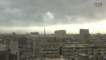 Karachi- Rain turns Karachi weather pleasant