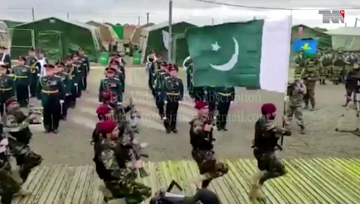 Rawalpindi- Contingent of Pak Army participates in opening ceremony of Kavkaz 2020 in Russia