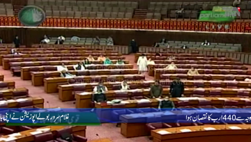 Islamabad- NA deputy speaker asks PPP's Agha Rafiullah to leave session over ruckus