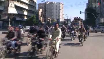 Karachi- Sindh govt imposes month-long ban on pillion riding in Karachi to 'maintain law and order'