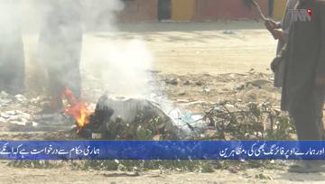 Karachi- Traders of tires protest against alleged raid of Customs near old sabzi mandi