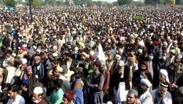 Lahore- Khadim Rizvi's funeral prayers offered at Minar-e-Pakistan
