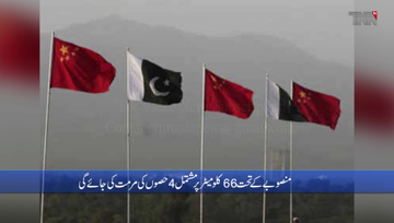 Islamabad- 100 Million Dollar Contrart between China and Pakistan