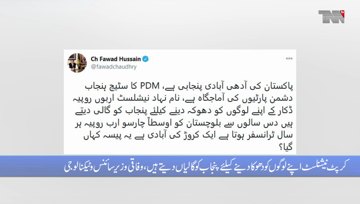 Islamabad- PDM is platform of anti-Punjab parties, Says Fawad Ch