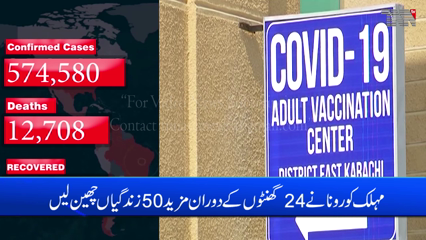 Karachi- Coronavirus kills 50 Pakistanis, infects 1,196 in one day