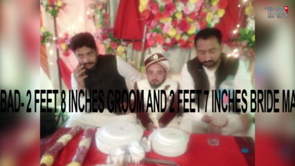 Hafizabad- 2 feet 8 inches groom and 2 feet 7 inches bride Marriage