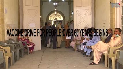 Islamabad- Vaccine drive for people over 60 years begins