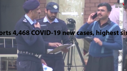 Karachi- Pakistan reports 4,468 COVID-19 new cases, highest since July 2020