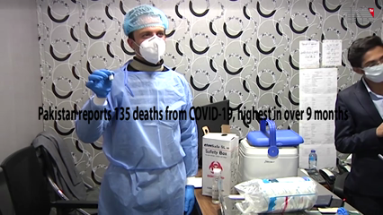 Karachi- Pakistan reports 135 deaths from COVID-19, highest in over 9 months