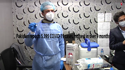 Karachi- Pakistan reports 5,395 COVID-19 cases, highest in over 9 months