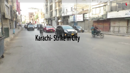 Karachi- Strike in City