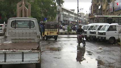 Dust storm, rain hit different parts of Karachi